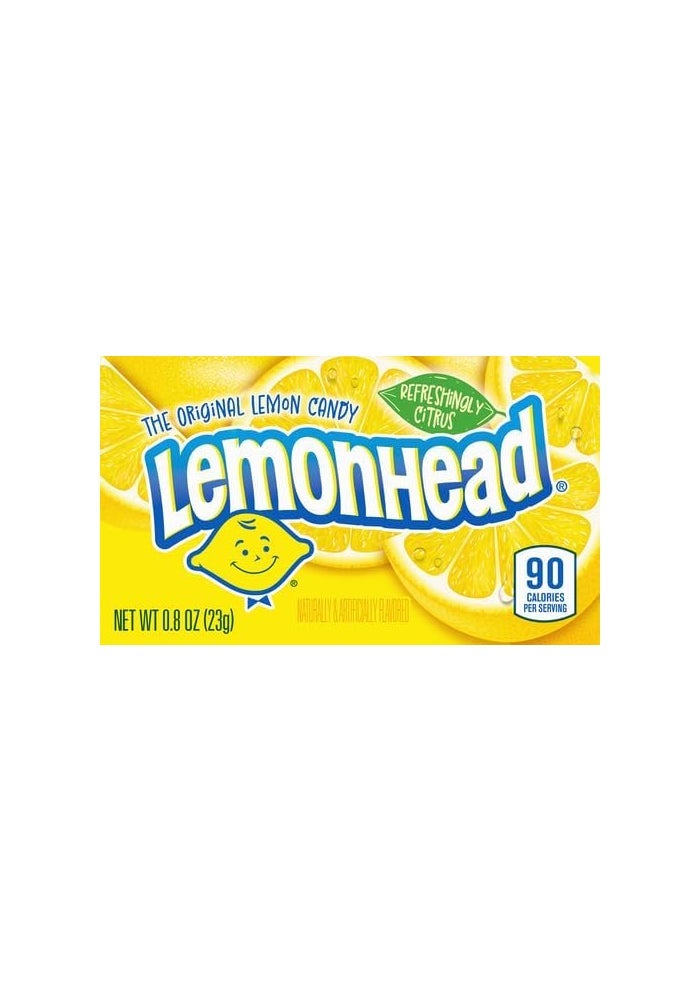 Lemonhead Hard Lemon Candy - 24 Treat-Size Boxes - Image 4